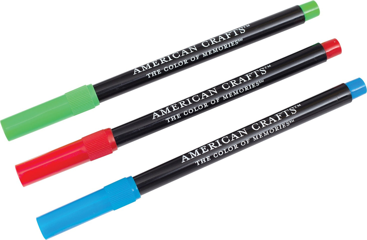 American Crafts Brush Markers 24/Pkg - Rainbow Mist