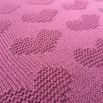 Love Heart Baby Blanket