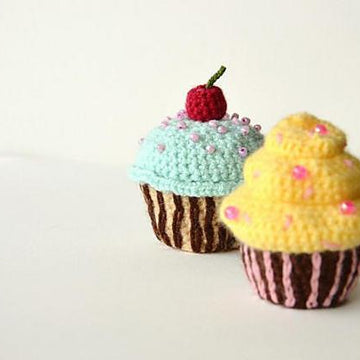 Cherry Cupcake Crochet Pattern, Cupcake Amigurumi Pattern, Food Crochet Pattern, Food Amigurumi