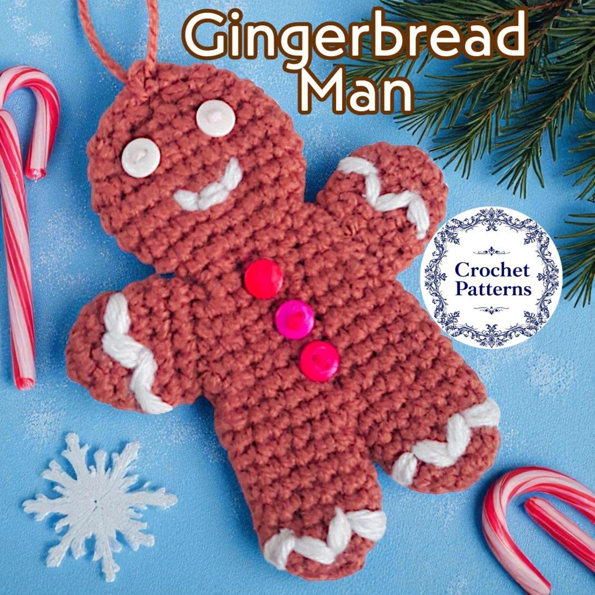 DIY Christmas Ornaments Kit: 8 Crochet Patterns (PDF file)