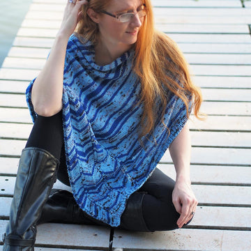 Ocean Current Poncho