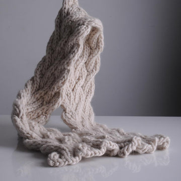 Wavy cable Scarf