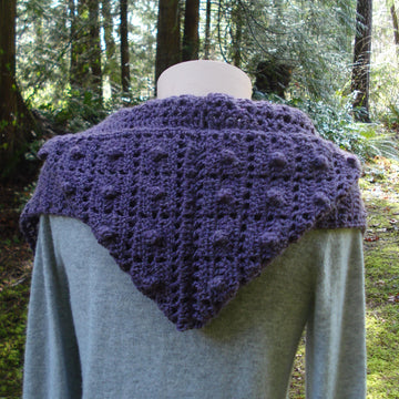 Popcorn Pocket Scarf with Hood - PA-315