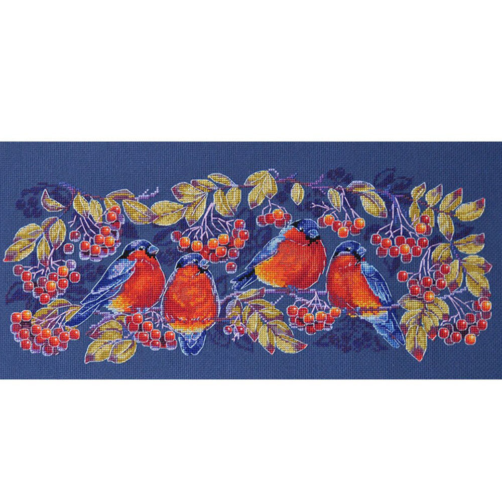 Merejka Bullfinches Cross Stitch Kit - MER-K092