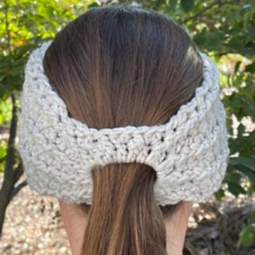Rib Twist Ponytail Ear Warmers