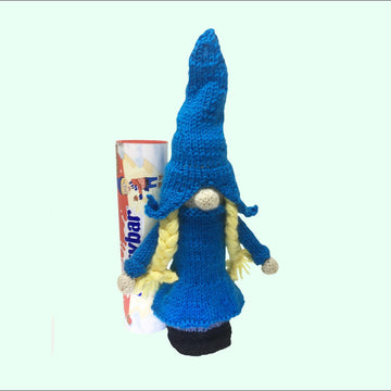 Christmas gnome / gonk chocolate tube holder