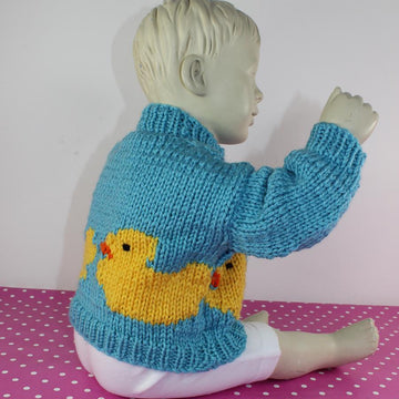 Baby and Toddler Chunky Rubber Duck Sweater