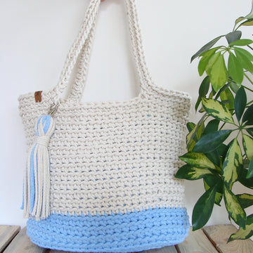 Crochet Medium Tote Bag