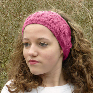 Leaf Motif Headband WorkedFlat