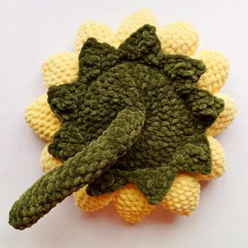 Sunflower amigurumi fidget toy