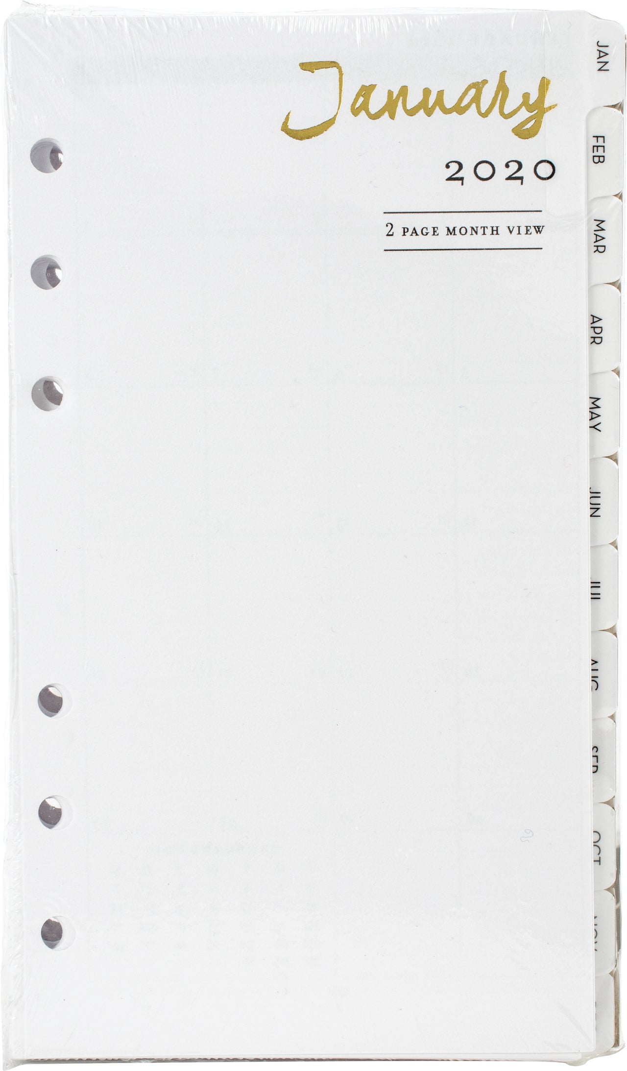 Webster's Pages Personal Planner 12-Month Calendar Insert - 2020