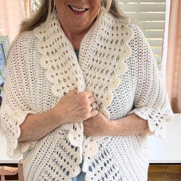 Shell Edged Jacket Crochet Pattern