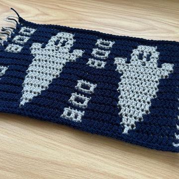 Boo-tiful Ghost Mosaic Motif