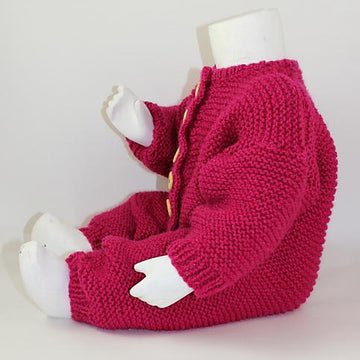 Baby Aran Garter Stitch Onesie
