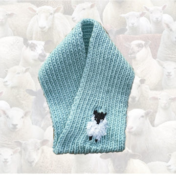 Chunky Sheep Hat and Scarf