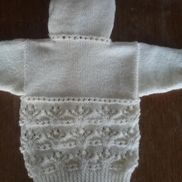 Lace flowers baby hoodie