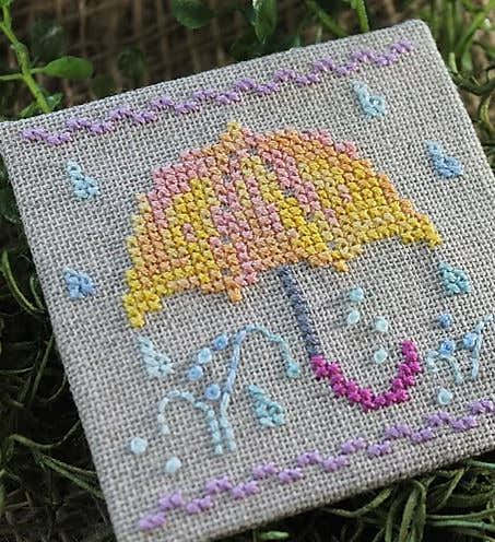 Luhu Stitches Little Spring Fling - April - Downloadable PDF