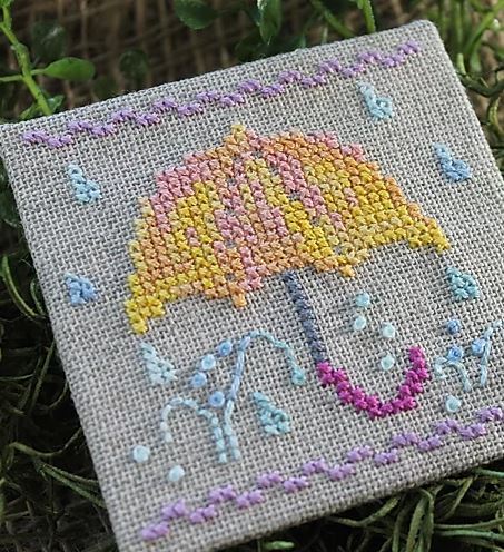 Luhu Stitches Little Spring Fling - April - Downloadable PDF