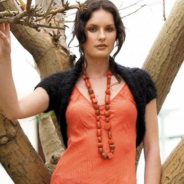 Ribbed Mohair Shrug