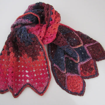 Diamond and Ripple Scarf