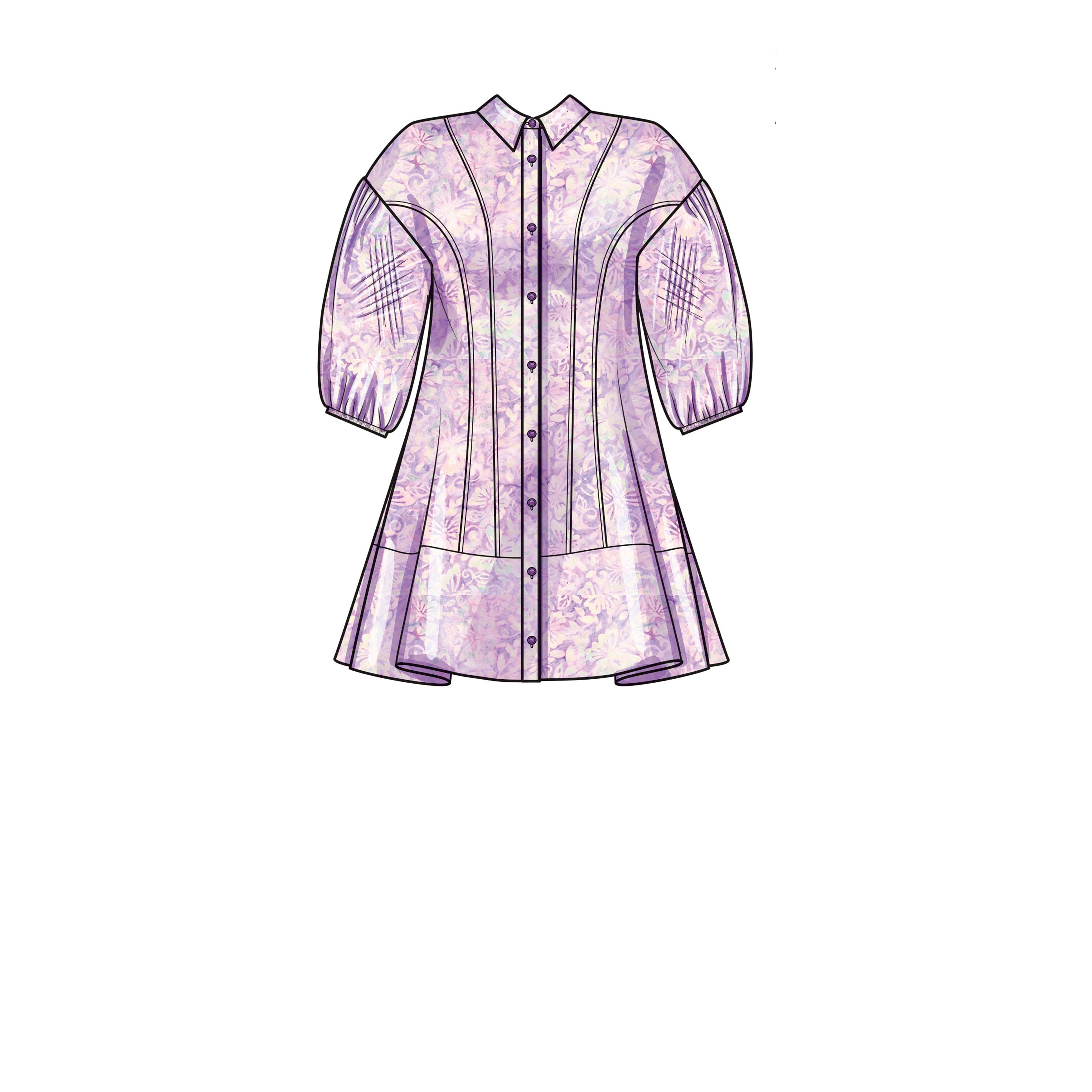Simplicity Misses' Button Down Dress S9641 - Sewing Pattern