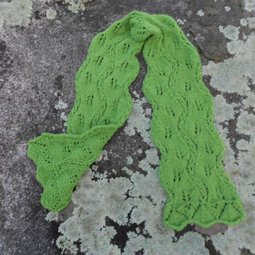 Twisted Leaves Lace Scarf