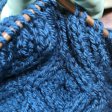 Cabled Sweater for Baby Yoda