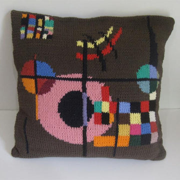 Modern Art Pillow - Kandinsky, Gravitation