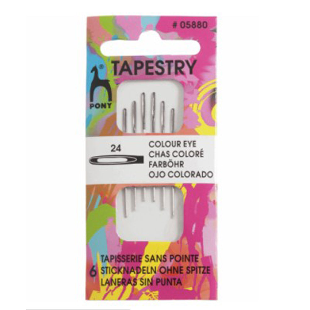 Pony Tapestry Needles - Colour Coded