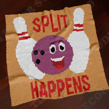 Split Happens Blanket C2C CROCHET PATTERN