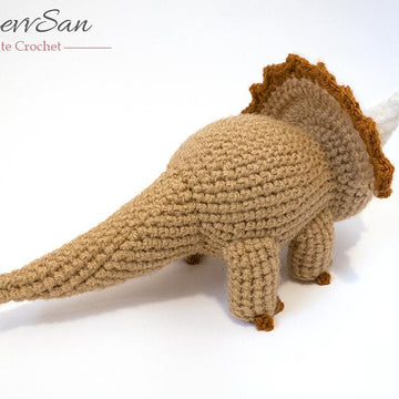 Amigurumi Triceratops Dinosaur