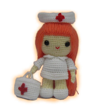 Nurse Jazzy - Amigurumi - PDF Crochet Pattern