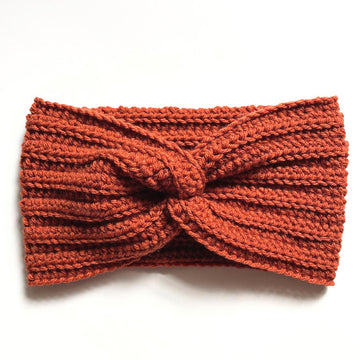 Knit Look Twist Ear Warmer