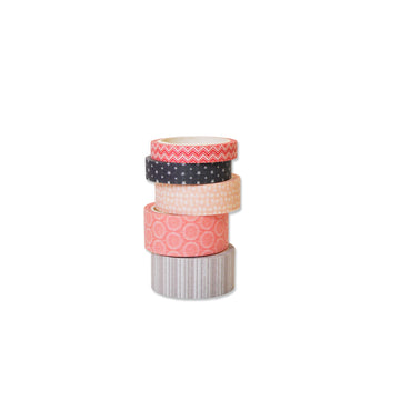 Sizzix Washi Tape 5PK (Assorted Patterns)