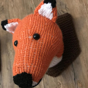 Fox Head Faux Taxidermy