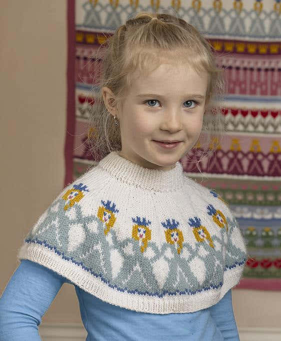 Marielle Neck Warmer in Viking Garn Alpaca Storm - Downloadable PDF