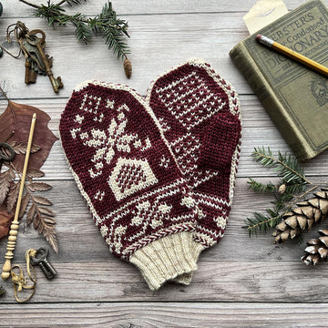 Fair Isle Windmill Mittens