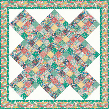 Liberty Bohemian Brights Quilt from the Carnaby Collection -  Downloadable PDF