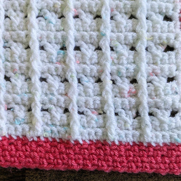 Textured Columns Baby Blanket