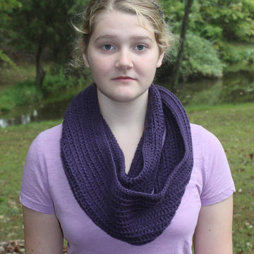 Ribbed Infinity Scarf Pattern