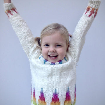 Rainbow Spikes Child Sweater
