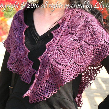 Poison Ivy Shawl