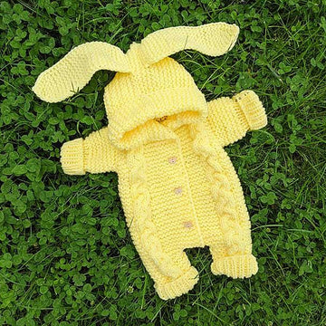 Doll Cable Knit Romper