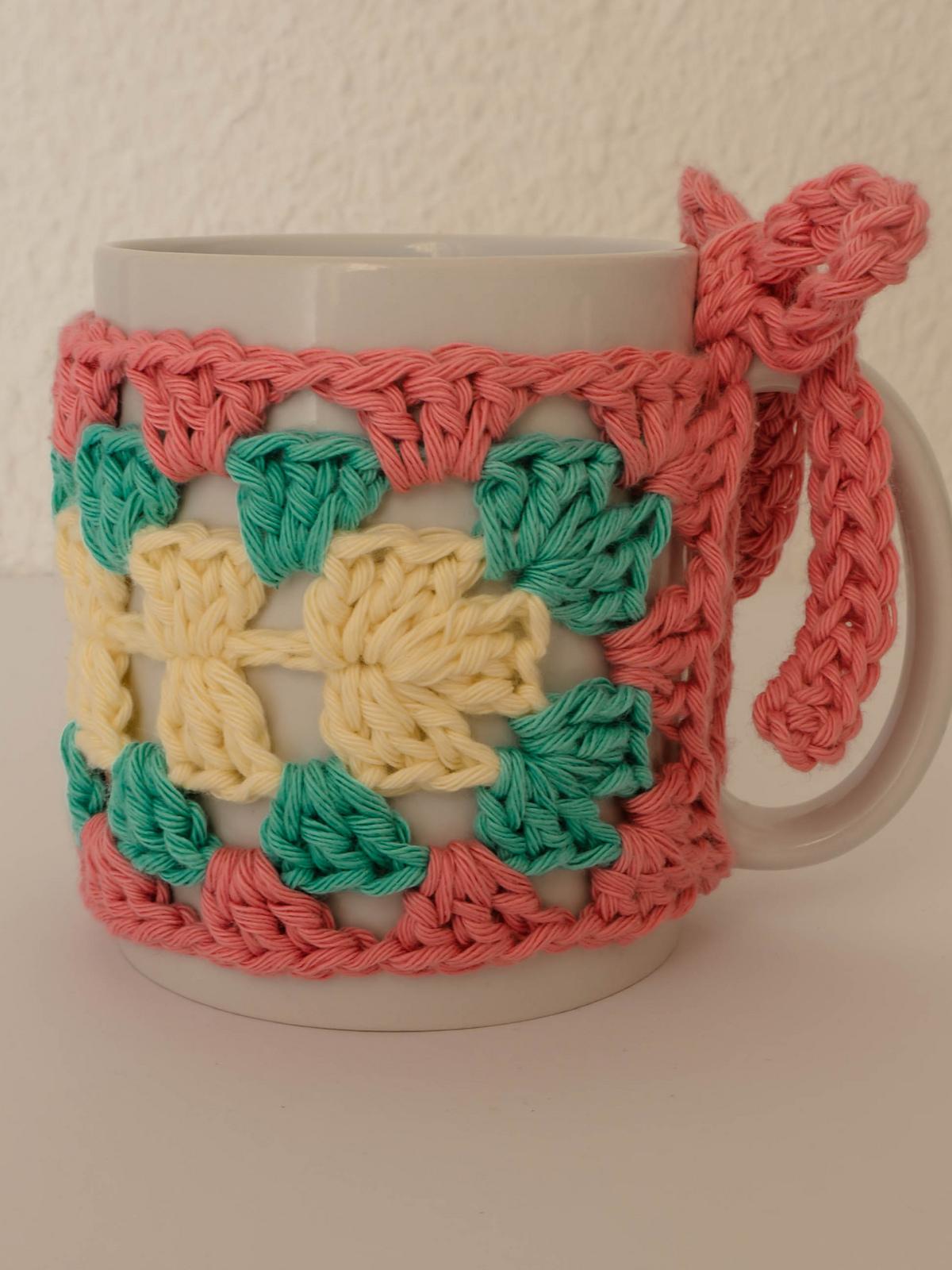 Rectangle Granny Square Mug Cozy