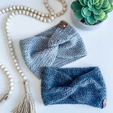 Herringbone Twist Ear Warmer