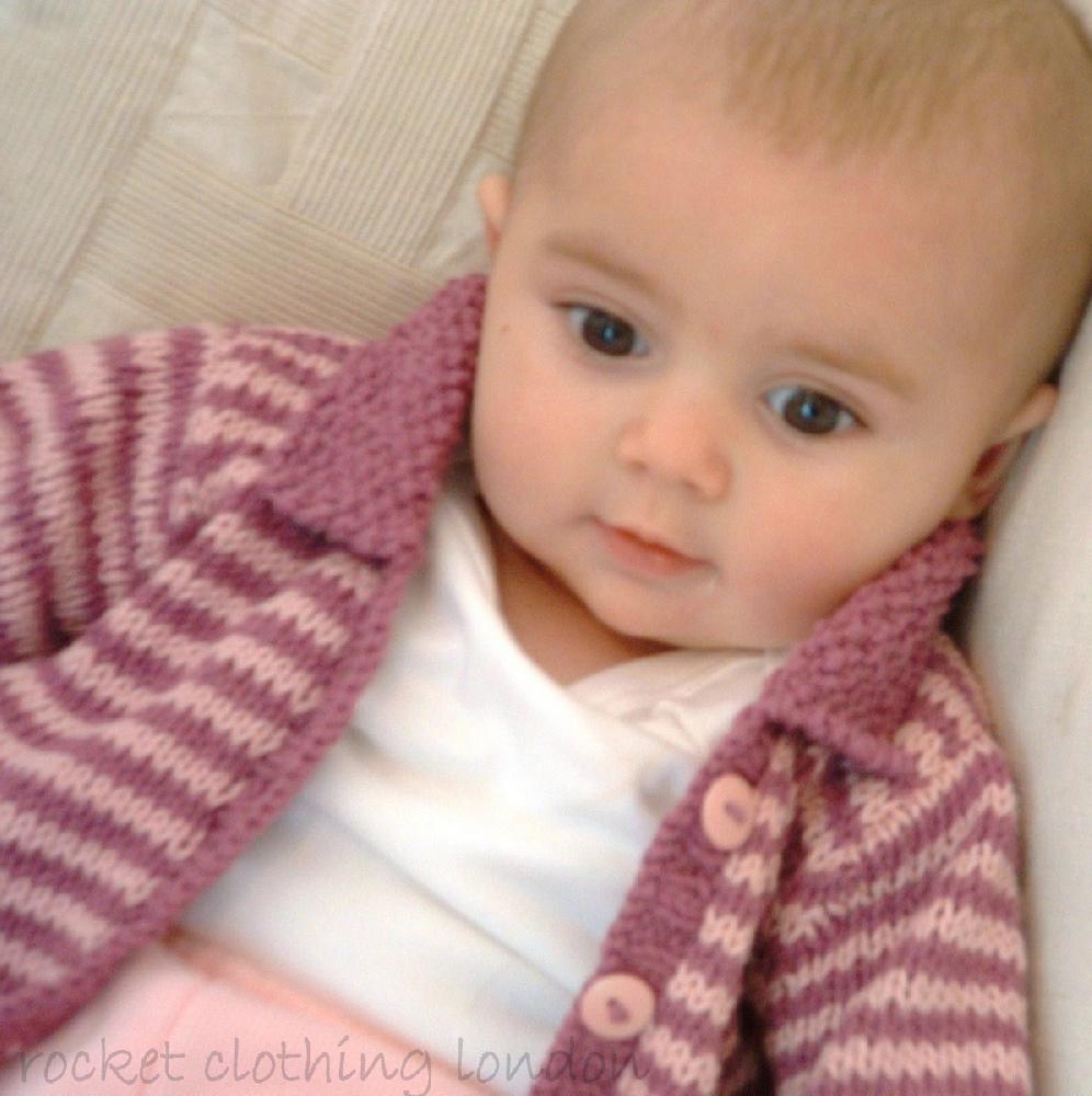 Baby Cardigan 'Mini Stripe