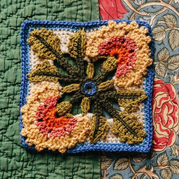 US Double Carnations Motif - Spirit of Flora Collection