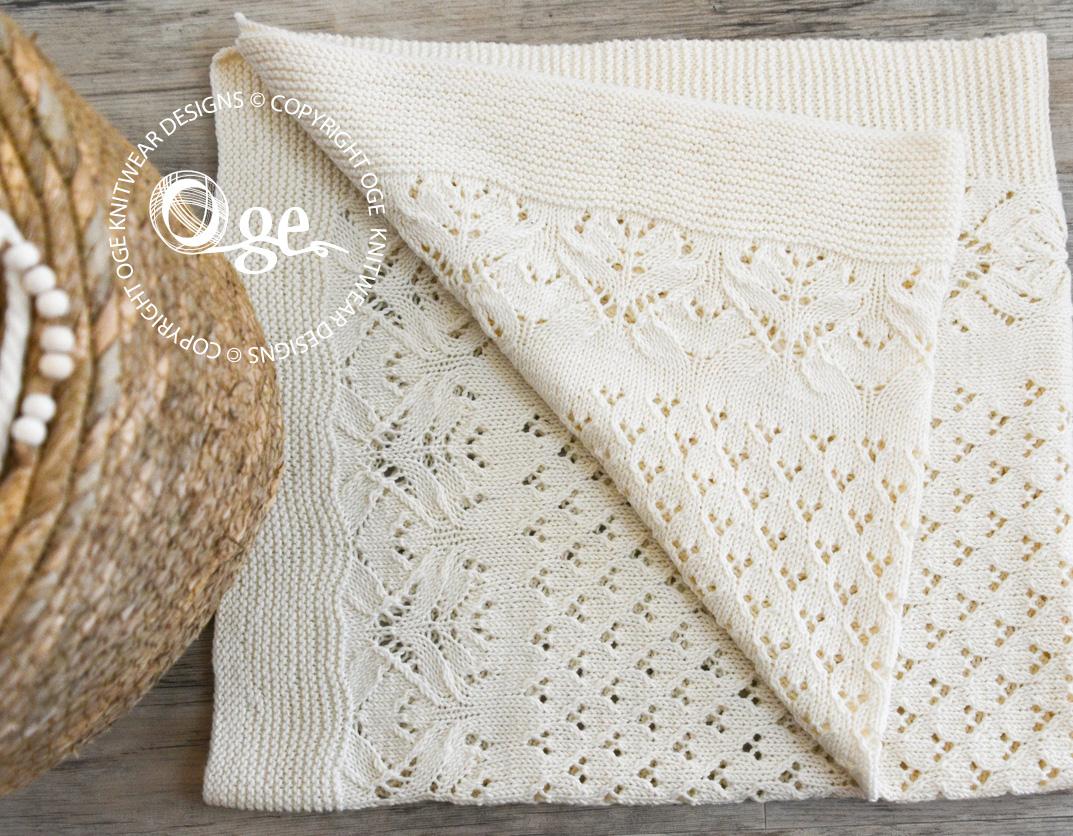 Lace and Diamond Heirloom Blanket and matching Jacket -  P098