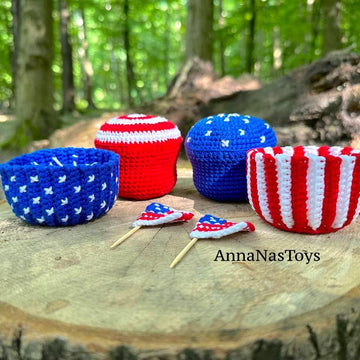 Cupcakes for US Independence Day