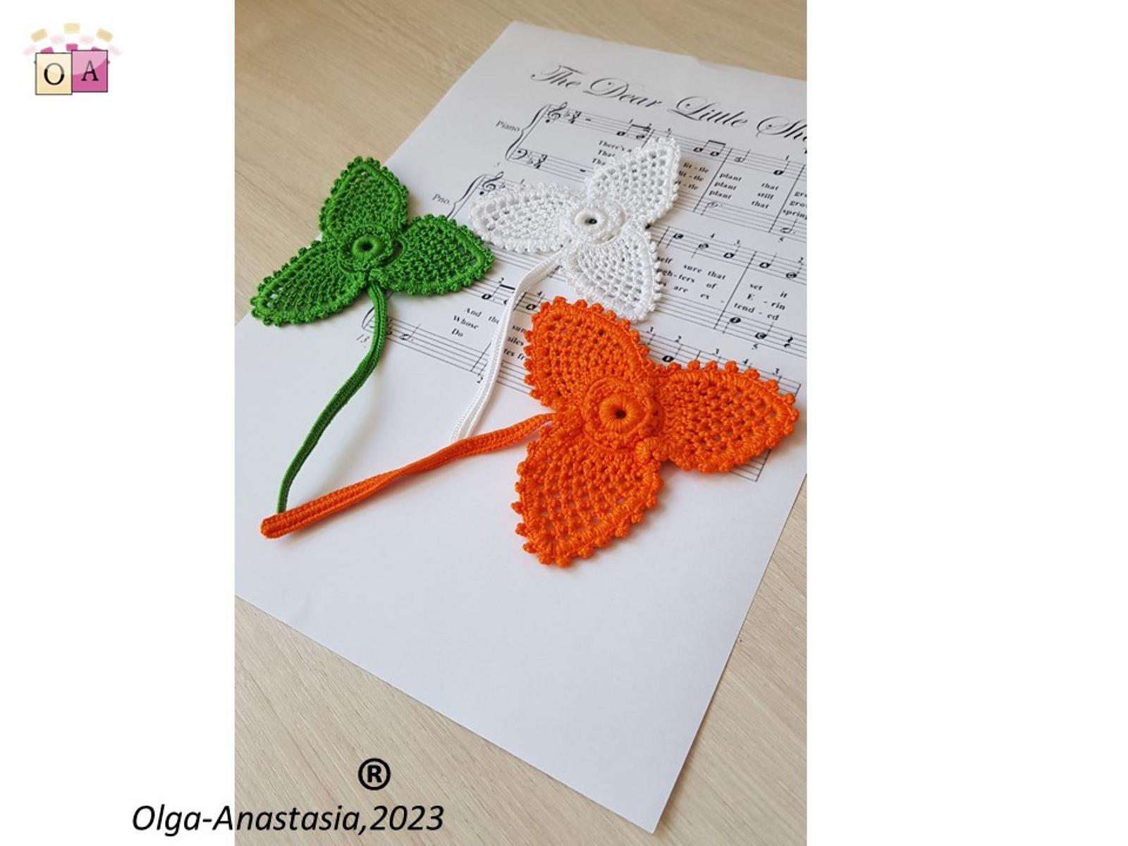 Crocheted shamrock 3